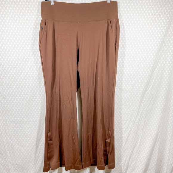 Athleta Brown Venice High Rise Wide Leg Pants - Picture 2 of 6